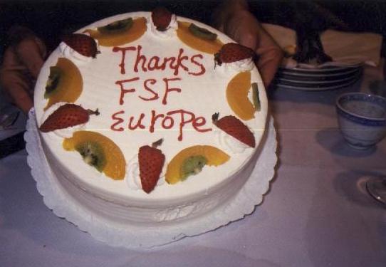 Thanks FSF Europe
